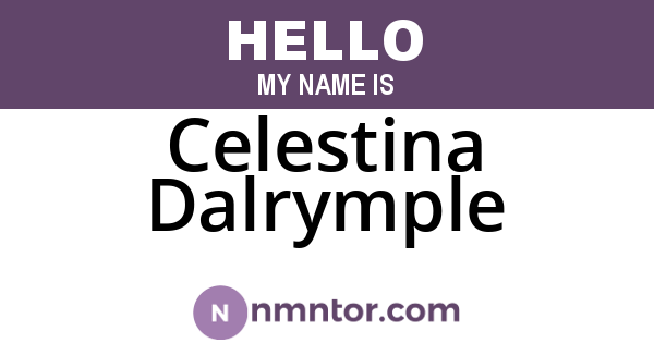 Celestina Dalrymple