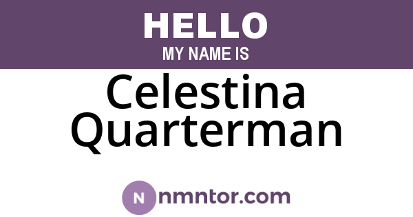 Celestina Quarterman