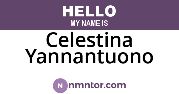 Celestina Yannantuono