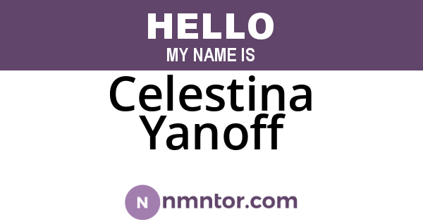 Celestina Yanoff