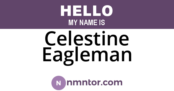Celestine Eagleman