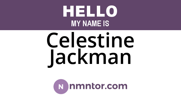 Celestine Jackman