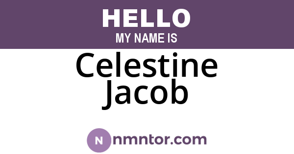 Celestine Jacob