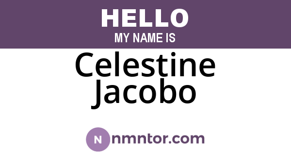 Celestine Jacobo