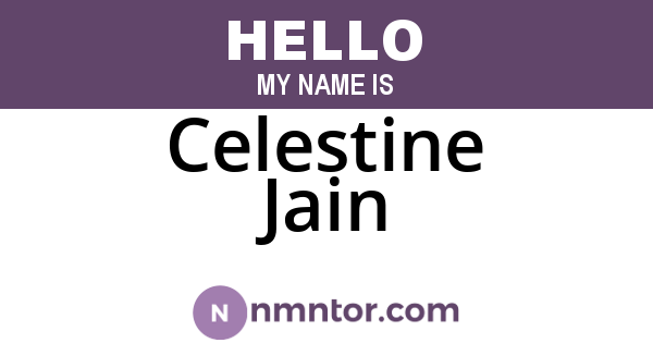 Celestine Jain