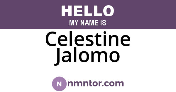 Celestine Jalomo