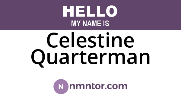 Celestine Quarterman