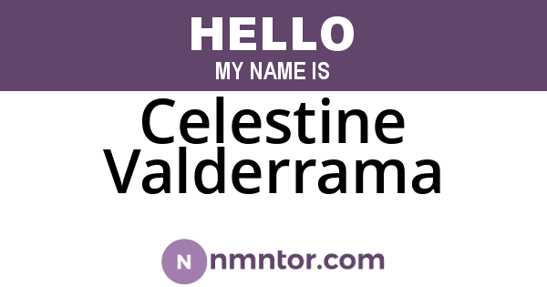 Celestine Valderrama