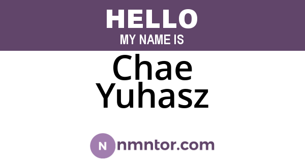 Chae Yuhasz