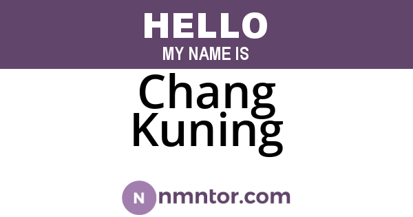 Chang Kuning