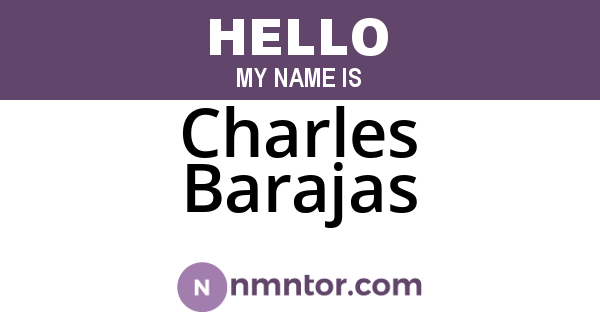 Charles Barajas