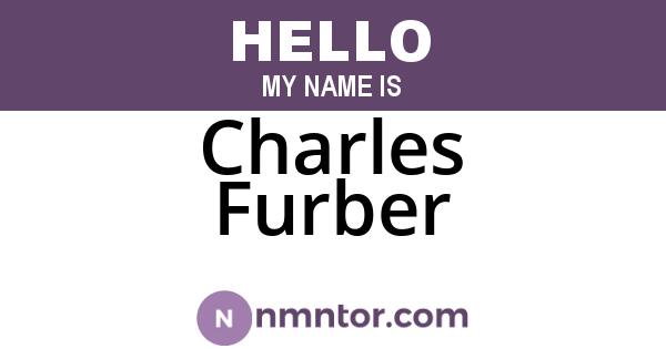 Charles Furber