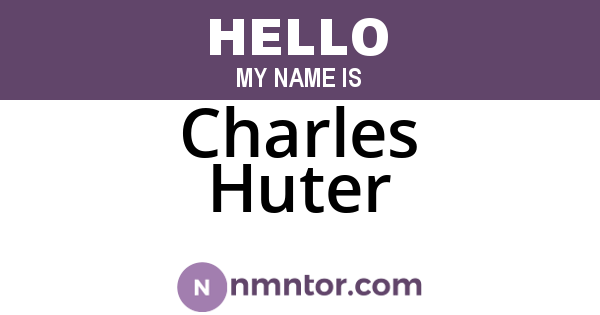 Charles Huter