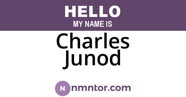 Charles Junod