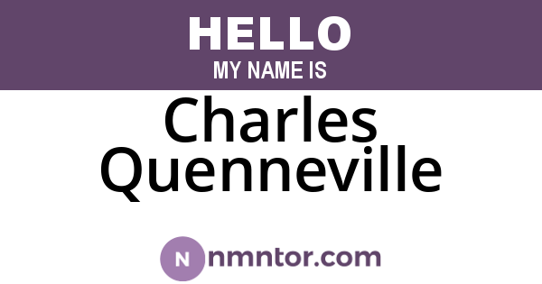 Charles Quenneville