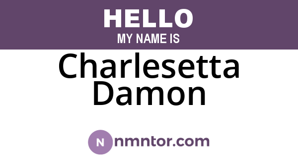 Charlesetta Damon