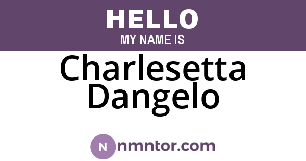 Charlesetta Dangelo