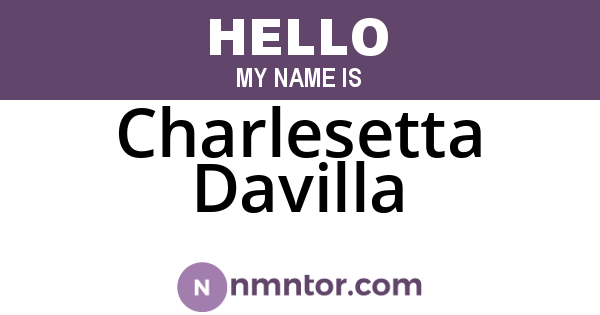Charlesetta Davilla