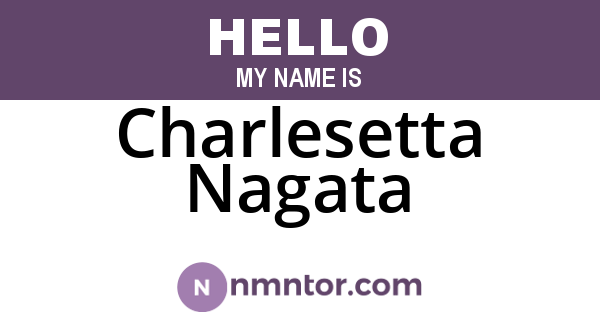 Charlesetta Nagata