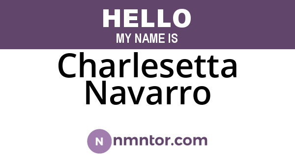 Charlesetta Navarro