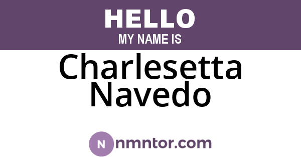 Charlesetta Navedo