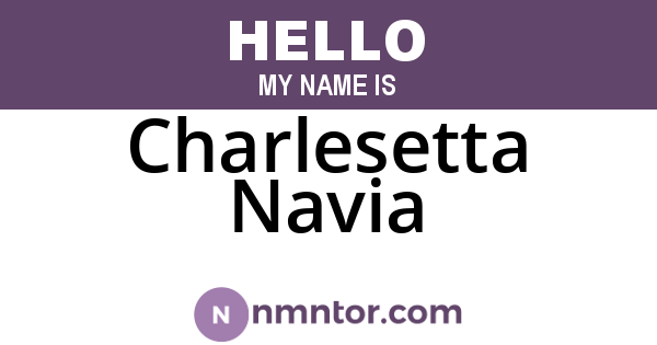 Charlesetta Navia