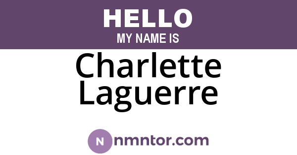 Charlette Laguerre