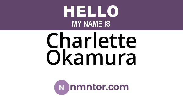 Charlette Okamura