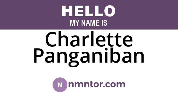 Charlette Panganiban