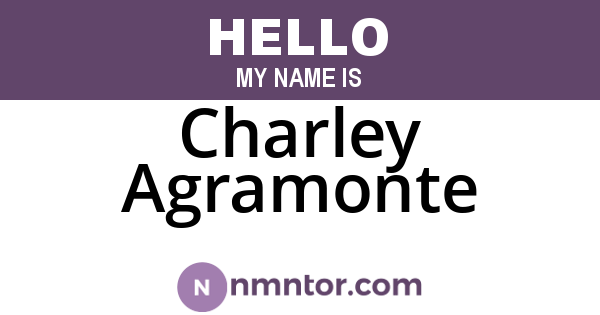 Charley Agramonte