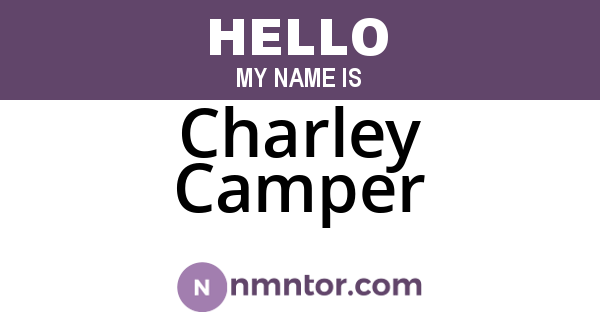 Charley Camper