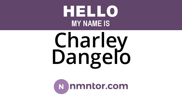 Charley Dangelo