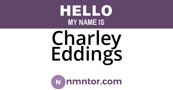 Charley Eddings