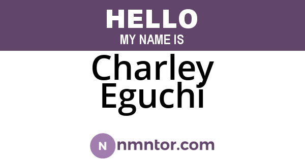 Charley Eguchi