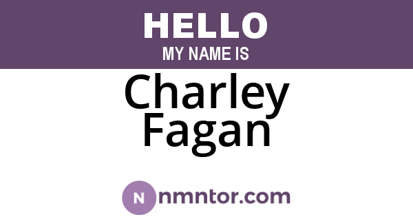 Charley Fagan