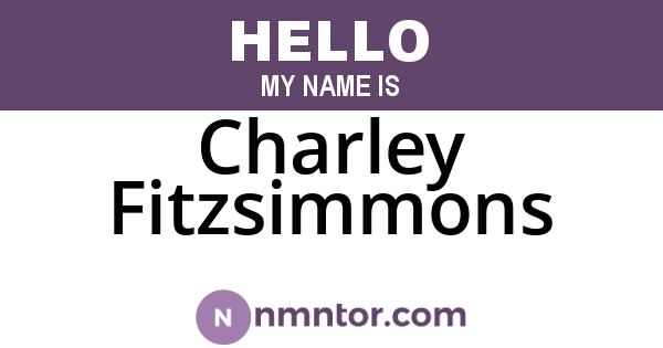 Charley Fitzsimmons