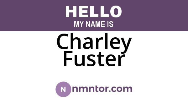 Charley Fuster