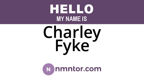 Charley Fyke
