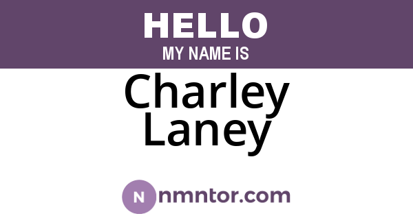 Charley Laney
