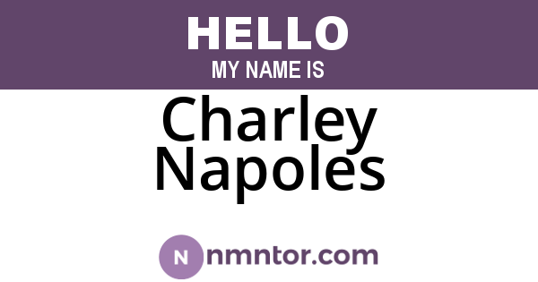 Charley Napoles