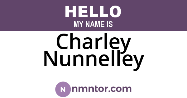 Charley Nunnelley