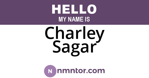 Charley Sagar