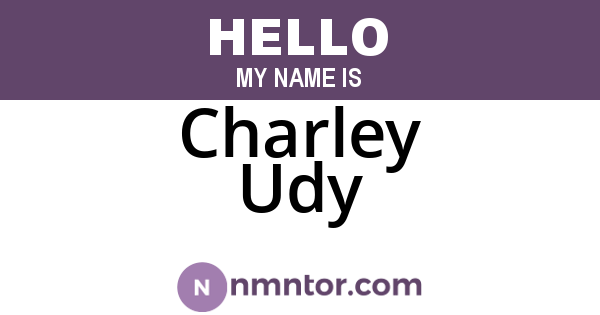 Charley Udy