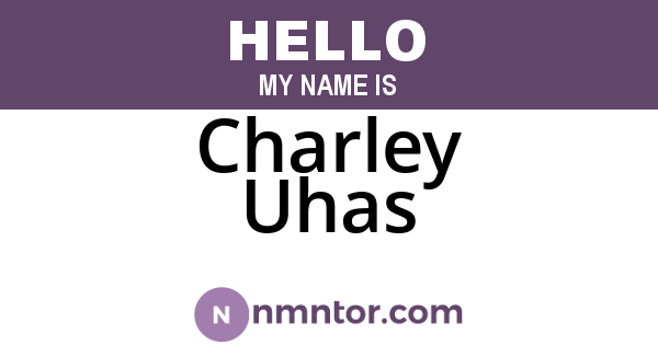 Charley Uhas
