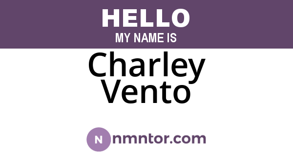 Charley Vento