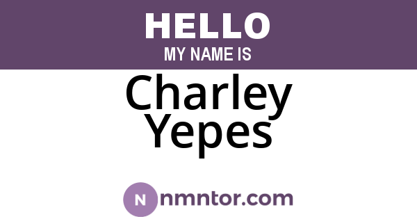 Charley Yepes