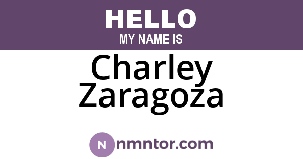 Charley Zaragoza