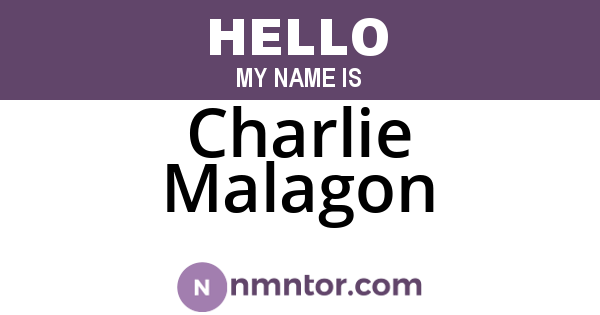 Charlie Malagon