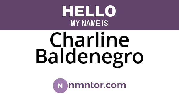 Charline Baldenegro