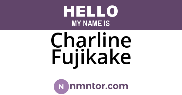 Charline Fujikake